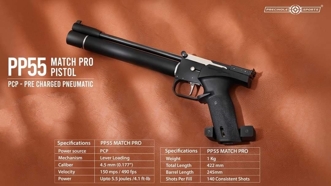 Precihole PP55 Match Pro Competition Air Pistol - The Air Gun Store